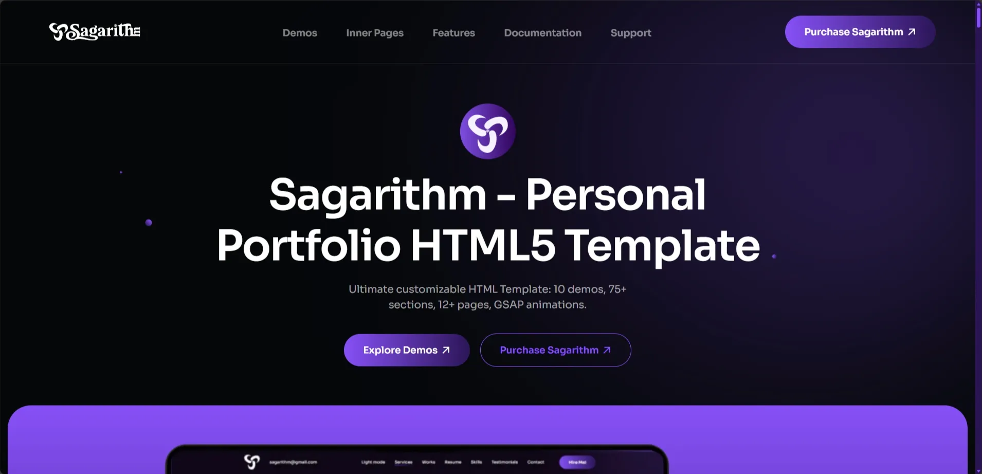 Sagarithm - WEB DEVELOPMENT